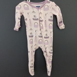 Kickee Pants light purple bamboo snap sleeper